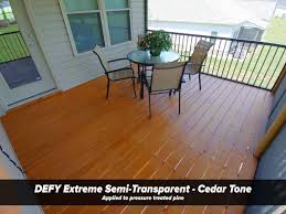 Maybe you would like to learn more about one of these? Defy Extreme 1 Gallon Semi Transparent Exterior Wood Stain Cedar Tone Household Wood Stains Amazon Com