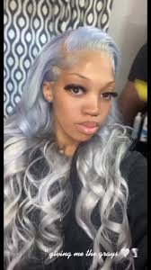 “ Frontal Wig Instsll 🌪🤍 #grayhairslay🥶 #fypシ  #my24birthdayceleberation🥳 #foryoupage 😘😘😘