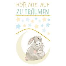 Wandtattoo Spruche Hasen Auf Mond Traumen Wandtattoos Dekodino Mytoys