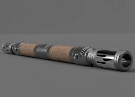 Custom Lightsaber Design 3d Sabers Here Is Another Dual Blade Lightsaber Hilt Just Modeled The Middle Co Custom Lightsaber Lightsaber Lightsaber Design