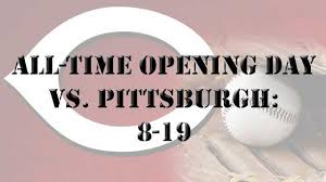 It's like the trivia that plays before the movie starts at the theater, but waaaaaaay longer. Reds Opening Day Fun Facts