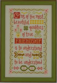 Here is a fractal pattern named friendship. Friendship Cross Stitch