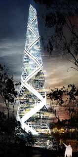 Espaces Architecture 3 Spiral Tower Berlin Germany Neboskreby Futuristicheskaya Arhitektura Zdaniya