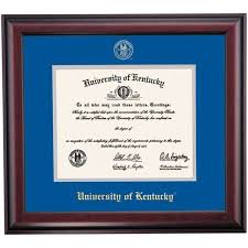 Kentucky School Color Traditional Diploma Frame Diploma Frame School Colors Frame