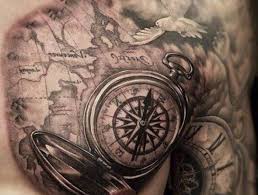 Eine Weisse Taube Eine Grosse Weltkarte Und Ein Grosser Schwarzer Kompass Idee Fur Einen Compass Tattoo Fur In 2020 Compass Tattoo Men Compass Tattoo Tattoos For Guys