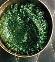 Green Harissa By Bonappetit Made With Cilantro Spinach Garlic Chile Coriander Cumin And Olive Oil This Is Great With Chicken Fish Or Lamb Dips Spina