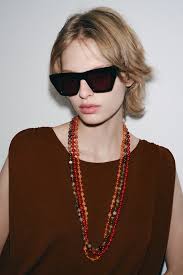 Zara STONE BEAD NECKLACE