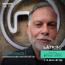 Nuestro invitado para este martes será Steven Wallis, Ganador de BBC  Masterchef UK. 🇬🇧 Conoceremos su trabajo como chef y embajador culinario  y proyectos a futuro. En vivo por @SonoraFM_sv 104.5 y