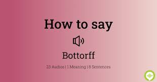 How to pronounce Bottorff
