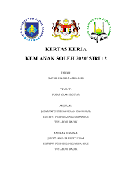 Contoh surat gotong royong prasekolah cute766. Kertas Kerja Kem Anak Soleh 2020 Flip Ebook Pages 1 13 Anyflip Anyflip