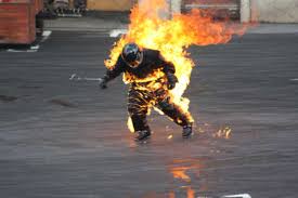 Man on fire has a production too ambitious for the foundation supplied by the screenplay. Man On Fire Stock Photo Picture And Royalty Free Image Image 15839007