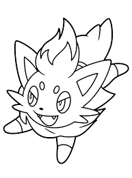 Click to see printable version of zoroark pokemon coloring page. Malvorlage Pokemon Zorua Entwiklungen Coloring And Malvorlagan