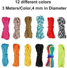 Read online books for free new release and bestseller Bodeans Com Accessories Outdoor Recreation Furado 550lb Type Iii Paracord Combo Crafting Kits 12 Colors 10 Ft Diy Multifunction Paracord Survival Rope Cord Tent Rope Parachute Cord Bracelet Woven Rope With Buckles