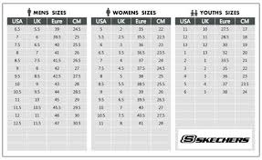 skechers shoe size chart fitnesslink