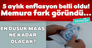 5 Aylik Enflasyon Orani Belli Oldu Haberler Haberleri
