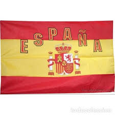 bandera española con escudo y letras españa esc - Acheter Drapeaux ...