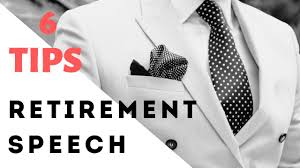 We did not find results for: 6 Tips For Giving An Awesome Retirement Speech Youtube