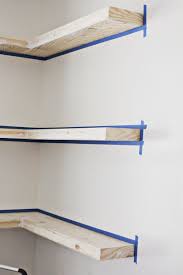 May 06, 2021 · a simple shelf with hooks is a great choice in the laundry room. Diy Floating Corner Shelves A Beautiful Mess Floating Shelves Diy Floating Corner Shelves Diy Shelves