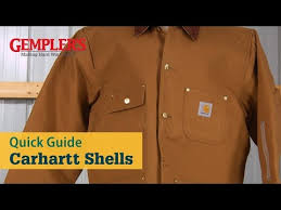 quick guide to carhartt shells cotton duck firm duck sandstone duck washed duck and quick duck