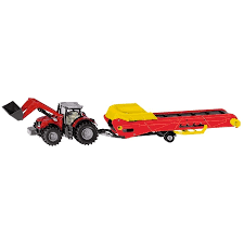 Baujahr 2014, 300 ps, allradantrieb, 50 km/h höchstgeschwindigkeit, klimaanlage. Siku Massey Ferguson Traktor Mit Forderband 24 99