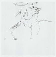 His work i like america and america likes me (1974) remains a seminal piece of performance art. Joseph Beuys Drawings And Watercolors Drawings Comic Drawing Performance Artist