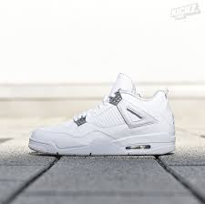 The Air Jordan 4 Retro Pure Money White White Is As Clean As It Gets Straight Flexin Kickz Com Girls Sneakers Air Jordans Kinds Of Shoes