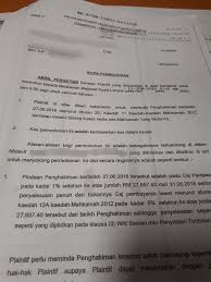 Hingga 5hb mei front cover. Bicara Permohonan Mahkamah Abang Azlan Associates Facebook