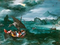 Jesus calms a storm on the sea of galilee. Christ In The Storm On The Sea Of Galilee Brueghel Jan The Elder Museo Nacional Thyssen Bornemisza