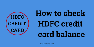 Maybe you would like to learn more about one of these? How To Check Hdfc Credit Card Balance In Just 1 Minute