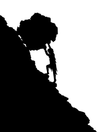Sisyphus Mountain Drawing Greek Legends Illustration
