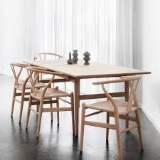 Ch327 Dining Table By Carl Hansen Son Leather Dining Room Chairs Oak Dining Room Table Rectangular Dining Table