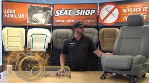 Toyota tundra replacement seat cover information. Toyota Tundra And Sequoia Driver Bottom Leather Cover Install Youtube