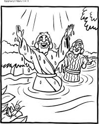 Keep your kids busy doing something fun and creative by printing out free coloring pages. Coloring Page Jesus Baptism Royalty Free Cliparts Vectors And Stock Illustration Image 126874019