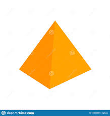 Orange Grundlegende Einfache Formen 3d Der Quadratischen Pyramide Lokalisiert Auf Weissem Hintergrund Geometrische Ikone Der Qua Vektor Abbildung Illustration Von Geometrische Ikone 144602441