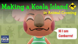 We Invite Canberra The Koala Animal Crossing Making Koala Island Youtube