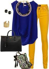 Amarillo Yellow Pants Outfit Clothes Fashion