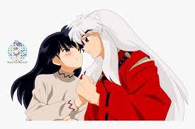 When inuyasha kisses kikyo, kikyo tries to drag him to hell. Inuyasha And Kagome Kiss Hd Png Download Kindpng