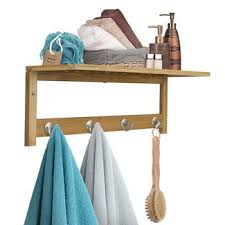 Bathroom towel bars are simple and common ways to store bath and hand towels when not in use. Towel Rack With Shelf You Ll Love In 2021 Visualhunt