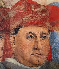 Piero della Francesca, Storie della Vera Croce, basilica di San Francesco,  Arezzo (Battaglia di Eraclio e Cosroè, l'esecuzione dello sconfitto Cosroe)