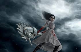 Ea released some new screenshots today featuring the alice's ability to embrace hysteria, which basically works as an. Wallpaper Alice Madness Returns Hysteria Pony Alice Vip Images For Desktop Section Igry Download
