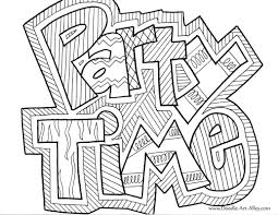 For boys and girls, kids and adults, teenagers and toddlers, preschoolers and older kids at school. Birthday Coloring Pages Doodle Art Alley