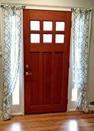 These curtains installation is made easier by the creation of. Diy Side Light Curtains Front Doors With Windows Front Door Curtains Curtains Window Treatments