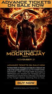 Catching fire is the feature film adaptation of the second book in the hunger games trilogy of novels. The Hunger Games Mockingjay Part 1 Pre Order Tickets Contest Central Texas Mom Hunger Games Mockingjay Hunger Games Mockingjay