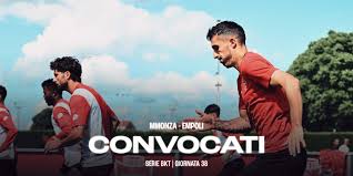 MONZA-EMPOLI: THE SQUAD