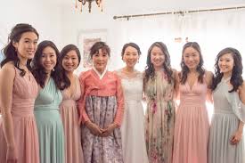 Mixed Dress Design Korean Wedding Wedding Bridesmaid Dresses