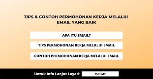 Pendahuluan email dinyatakan dengan jelas nama pemohon dan tujuan permohonan dibuat. Tips Contoh Permohonan Kerja Melalui Email Yang Baik