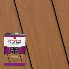 Thompson S Waterseal Signature Series Pre Tinted Autumn Brown Semi Transparent Exterior Stain And Sealer Gallon Lowes Com Exterior Stain Thompson Waterseal Exterior Wood Stain