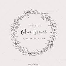 Olive Branch Wreath Clipart Olive Wreath Logo Black And Etsy Olive Branch Wreath Olive Wreath Olive Branch