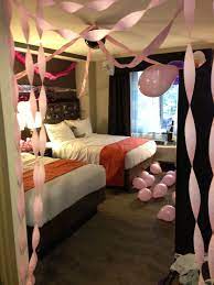 Pin By Dominique Mc Clashie On Party Ideas Creative Bachelorette Party Hotel Sleepover Party Hotel Birthday Parties