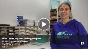 I am 65 years young and enjoy making greeting cards for family and friends. How I Store My Card Making Supplies Organize My Craft Space Ink It Up With Jessica Card Making Ideas Stamping Techniques